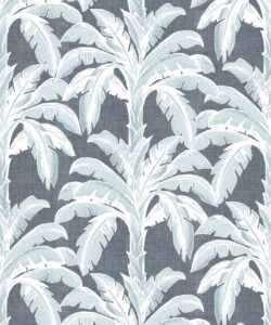 Havana Banana Wallpaper • Bee Denim Linen • Swatch