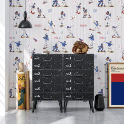 Baseball Wallpaper • Bears • Bedroom