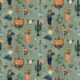 Milton & King Studio • Trail Tales Wallpaper • Colorway: Denim • Swatch