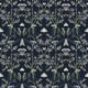 Wallpaper Republic - Floral Emporium Collection - Queen Anne’s Lace - Navy - Swatch