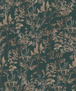 Wallpaper Republic - Floral Emporium Collection - Antique Botanica - Green - Swatch