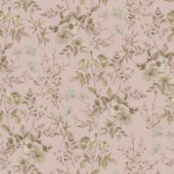 Wallpaper Republic - Floral Emporium Collection - Belle Fleur - Dusty Pink - Swatch
