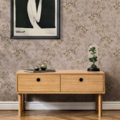 Wallpaper Republic - Floral Emporium Collection - Belle Fleur - Dusty Pink - Insitu