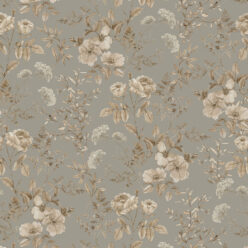 Wallpaper Republic - Floral Emporium Collection - Belle Fleur - Grey Sage - Swatch