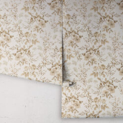 Wallpaper Republic - Floral Emporium Collection - Belle Fleur - Stone - Rolls