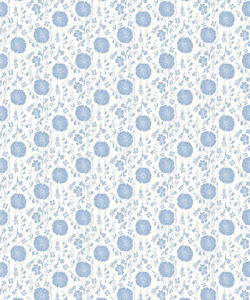 In Bloom Collection - Wallpaper Republic - Meadow Dreams Wallpaper - Colorway: Blue - Swatch