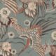 Bird Paradise Wallpaper - Colorway: Haze - Swatch