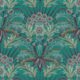 Morning Flowers Wallpaper - Colorway: Rainforest - Swatch