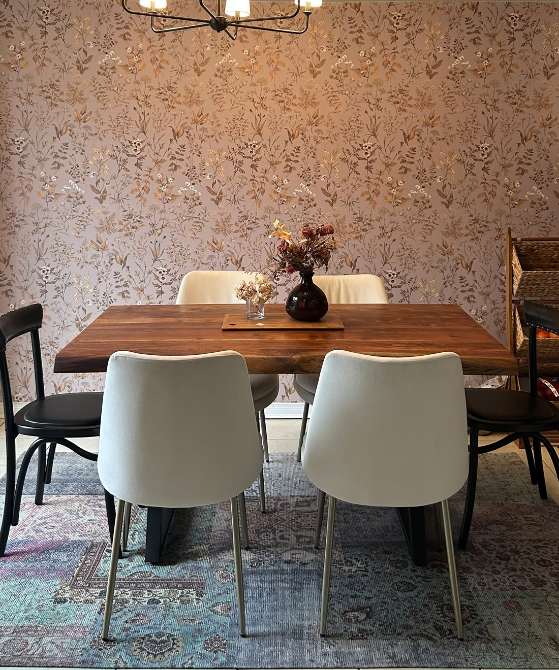 Herbarium Antique Wallpaper • Dining Room