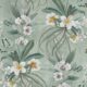 Hibiscus at Double Bay Wallpaper - Bethany Linz - My Sydney Collection - Colourway: Tangerine - Swatch