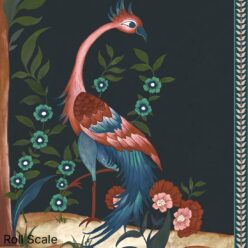 Pavilion Mural - Palace Grove Collection - M&K Studio - Scale - Colorway: Topaz