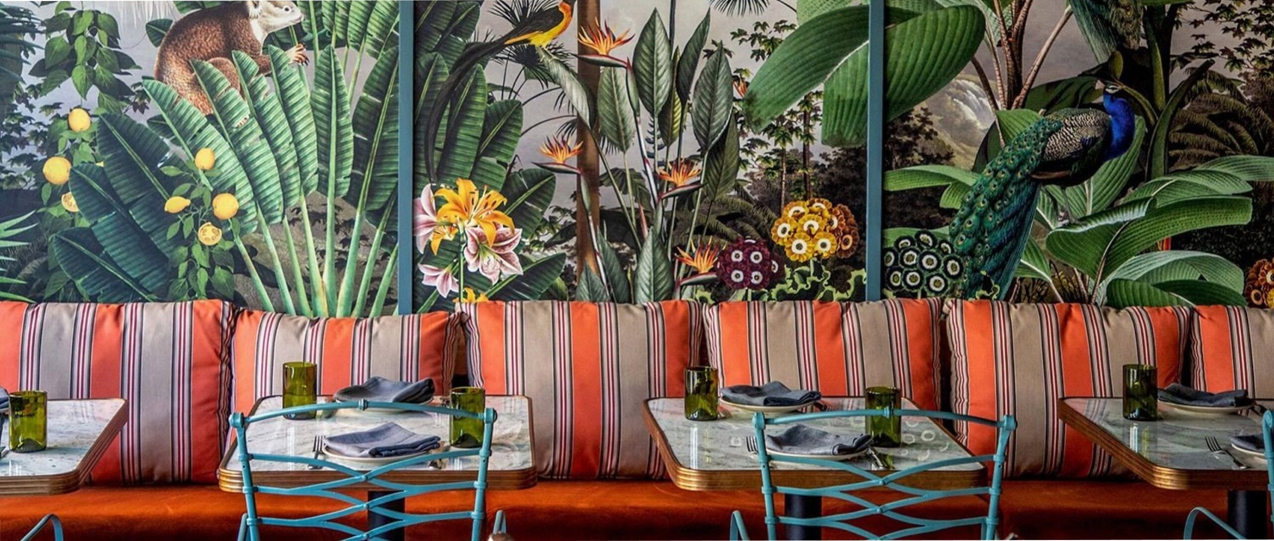 I Wallpaper Interiors Logo Tropical cafe