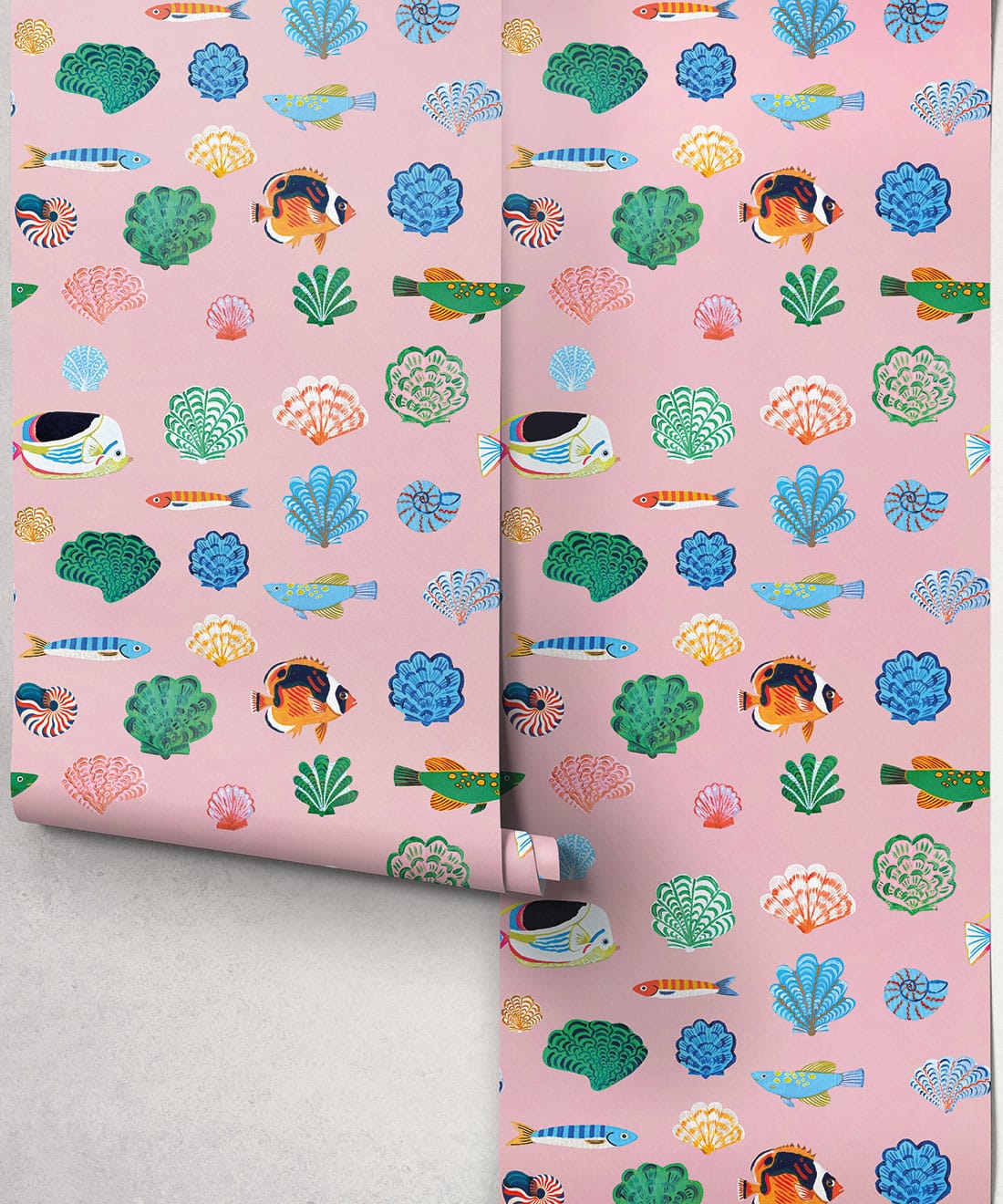 Seaside Treasures Wallpaper - Colourway: Petal Pink - Roll