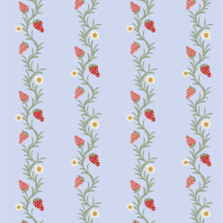 Periwinkle & Red