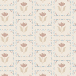 Taupe & Blue
