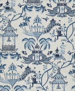 Mulberry Grasscloth Wallpaper - Colourway: Indigo - Pattern Play Collection