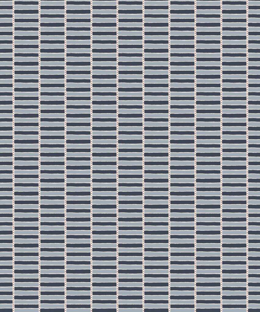 Rail Wallpaper - Colorway: Nautical - Petite Prints - Stripes Collection - FlatLay