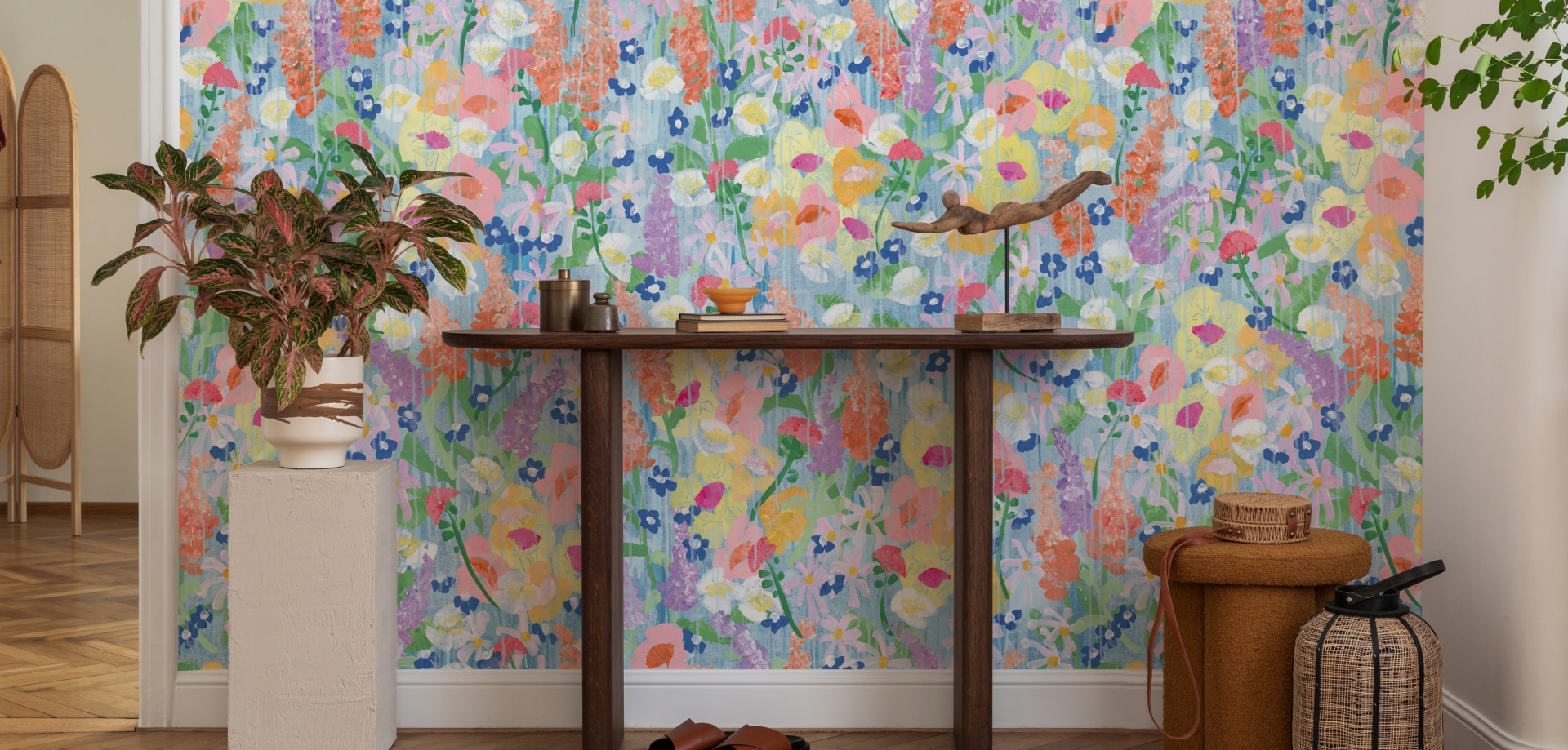 Perennial Mural | Tender Brushstrokes Collection | Tiff Manuell | Hero Image