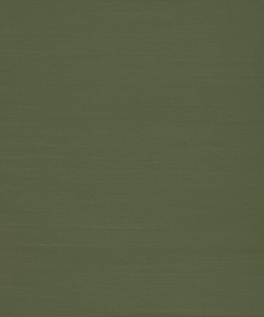 Earthen Olive Grasscloth Wallpaper - Colorway: Earthen Olive - Fable Collection by M&K Studios - Swatch