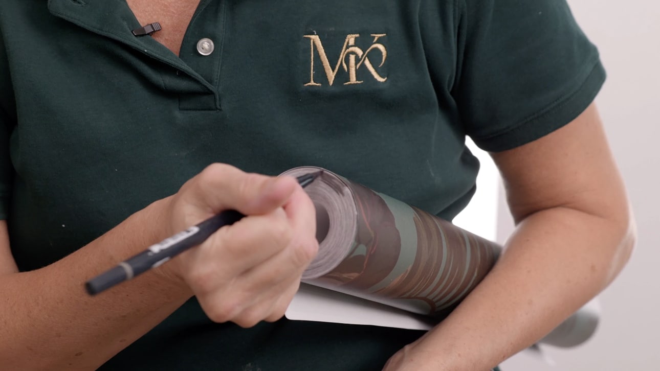 Colouring the Seams Wallpaper Installation Video