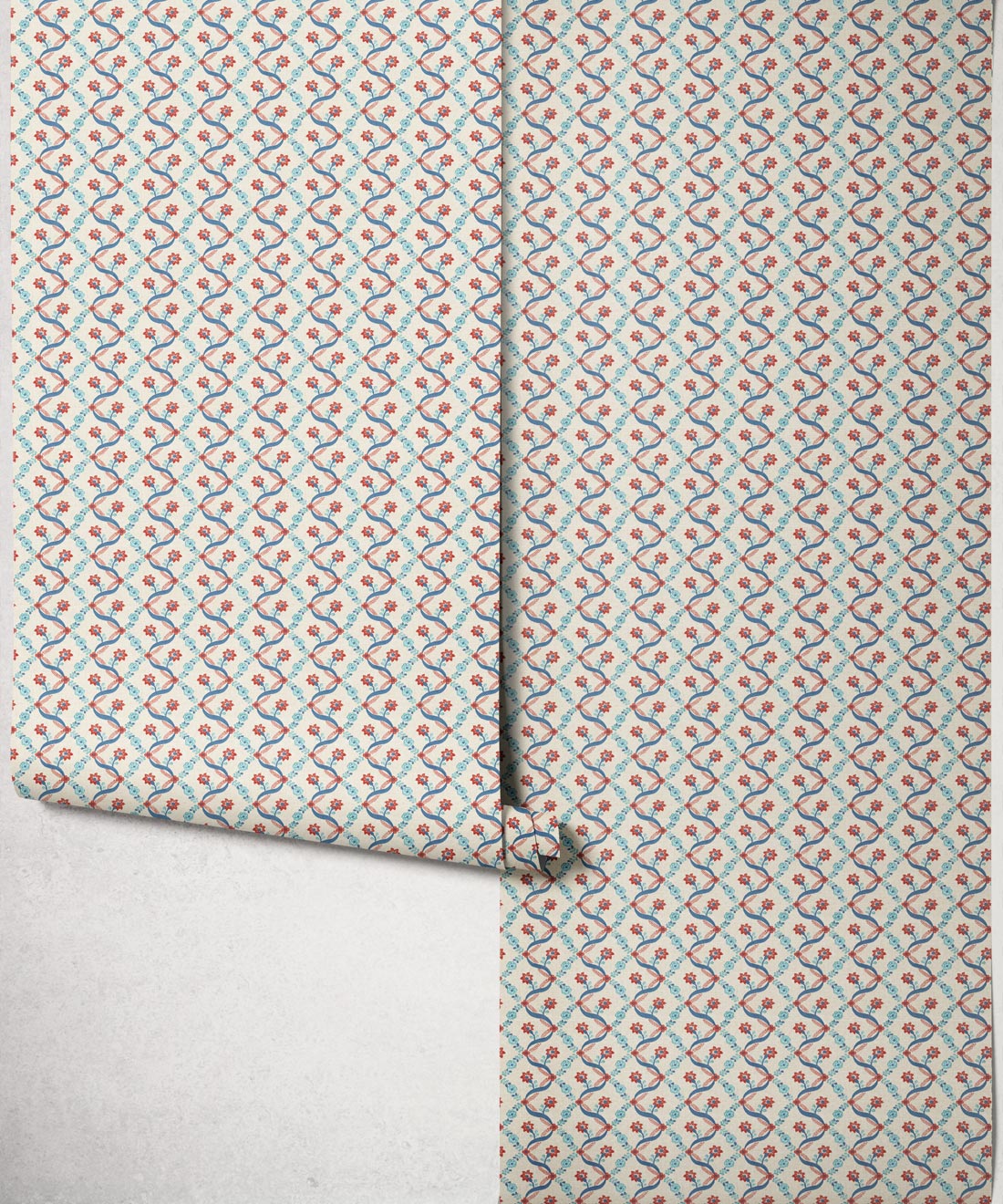 Jacqueline Wallpaper - Colourway: Parchment - Roll