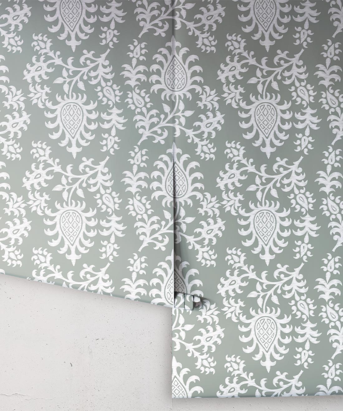 Desert Eve Wallpaper - Colourway: Olive Grove