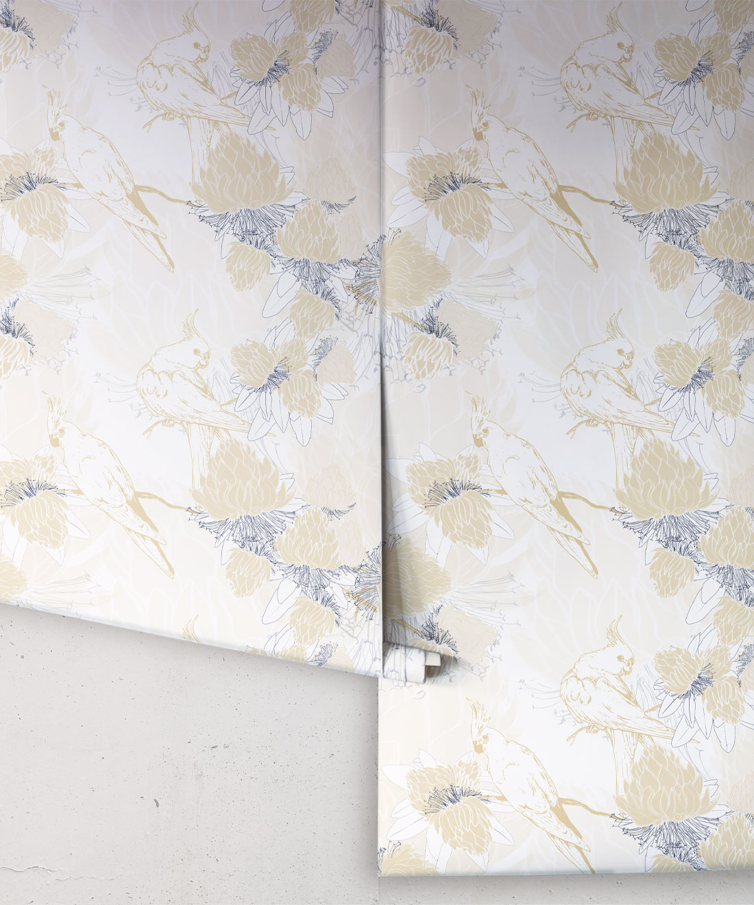 Desert Eve Wallpaper - Colourway: Honeysuckle