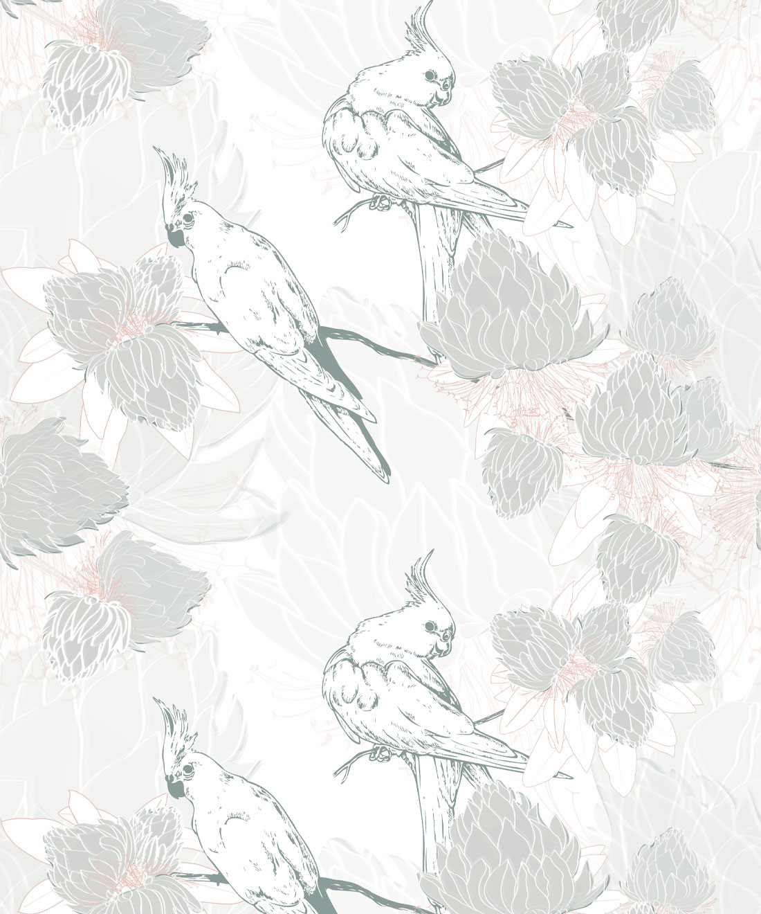 Desert Eve Wallpaper - Colourway: Olive Grove