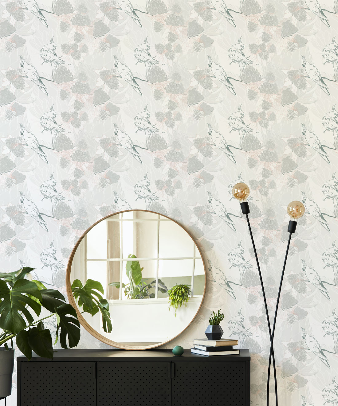 Desert Eve Wallpaper - Colourway: Olive Grove