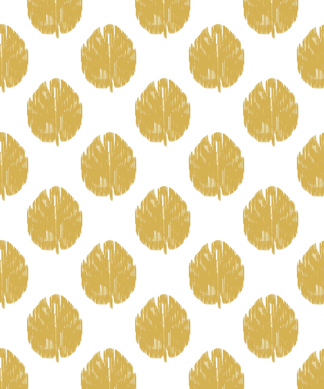 Fans Wallpaper - Colourway: Antique Moss