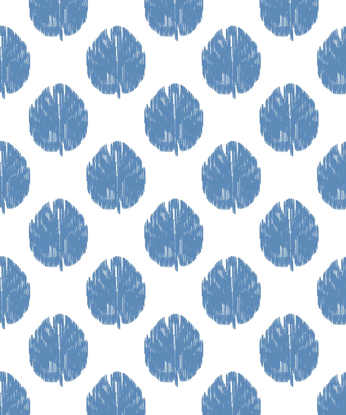 Fans Wallpaper - Colourway: Classic Blue