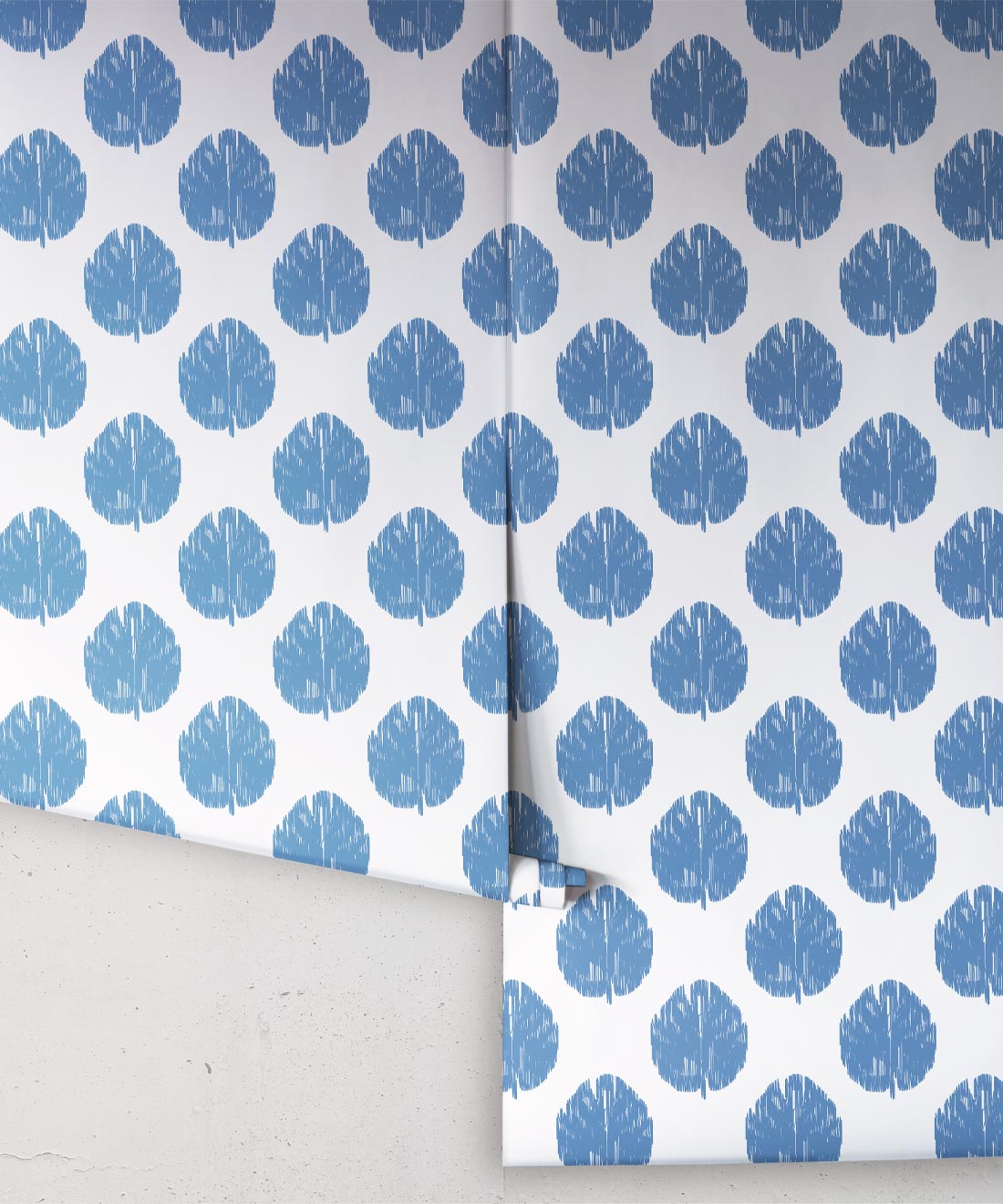 Fans Wallpaper - Colourway: Classic Blue