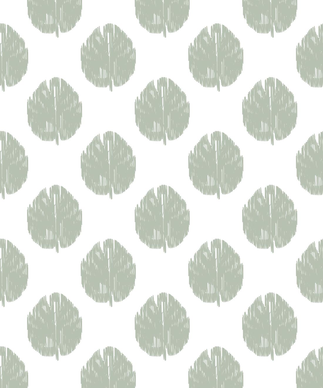 Fans Wallpaper - Colourway: Seafoam