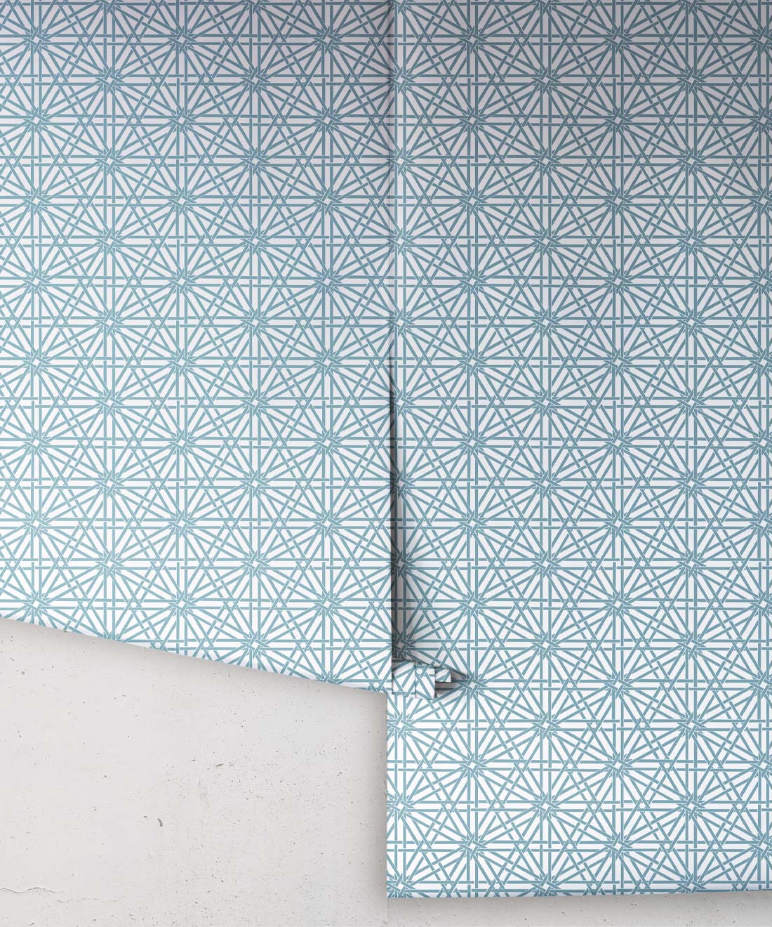 Marrakesh Wallpaper - Colourway: Bosco Blue