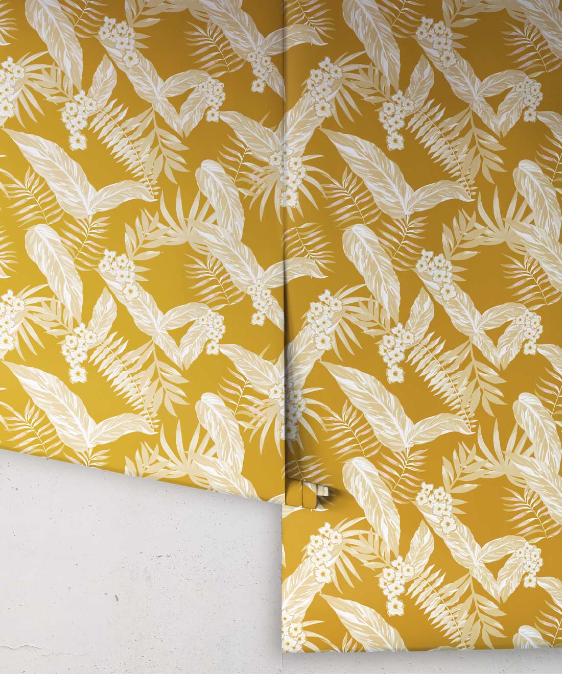 Cooktown Orchids Wallpaper - Colourway: Tinsel
