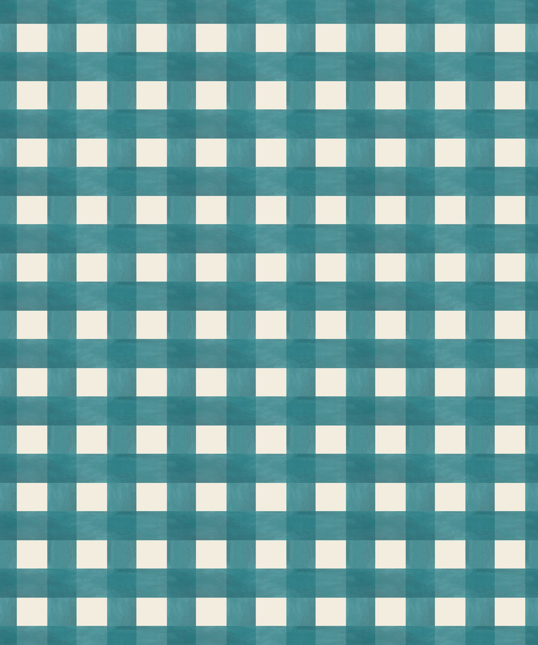 Clubhouse Check Wallpaper - Colourway: Lagoon Blue - Swatch