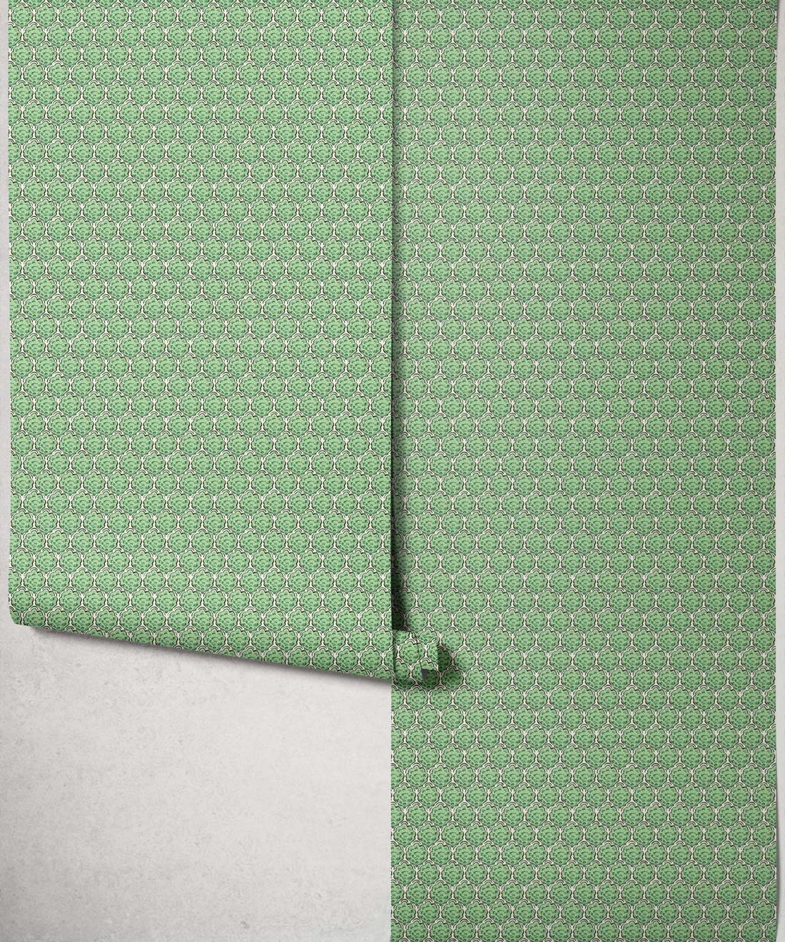 Shell Cove Wallpaper - Colourway: Kelp Green - Roll