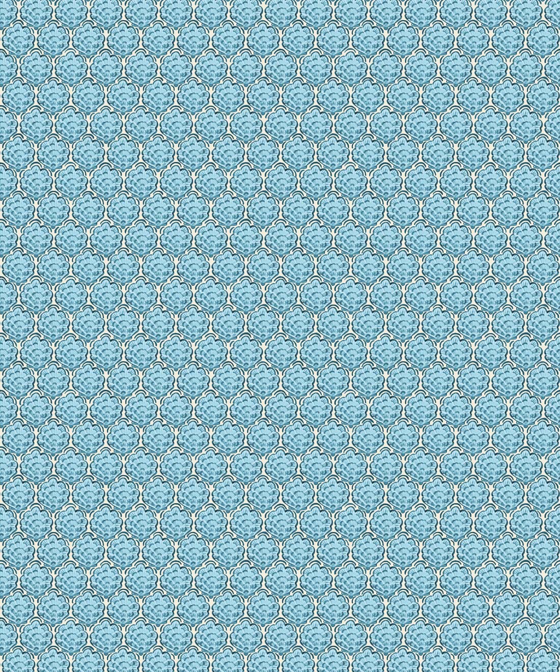 Shell Cove Wallpaper - Colourway: Powder Blue - Swatch
