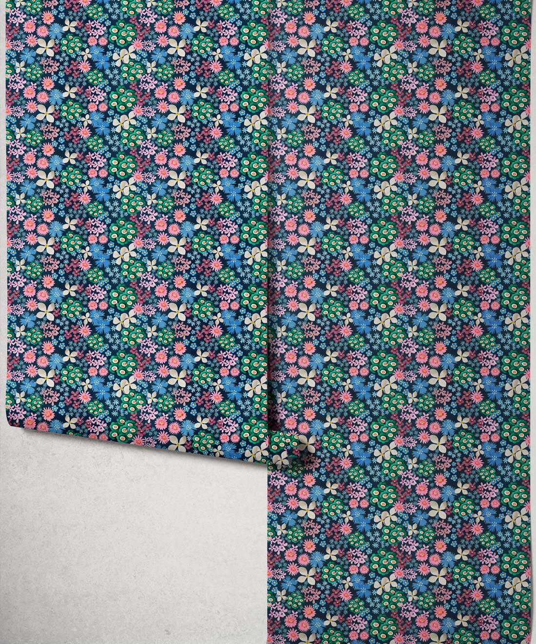 Meadow Confetti Wallpaper - Colourway: Old Navy - Roll