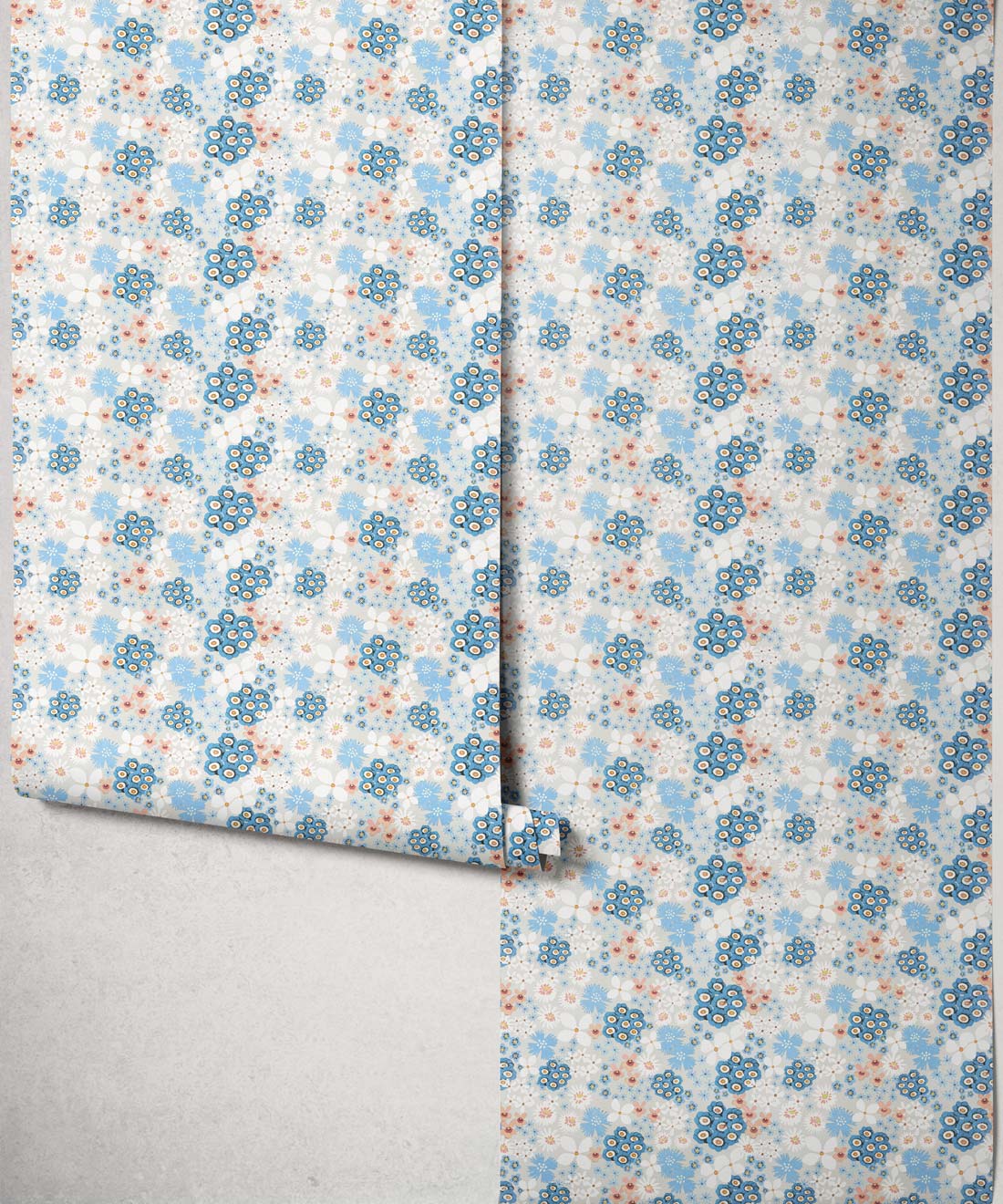 Meadow Confetti Wallpaper - Colourway: Shell - Roll