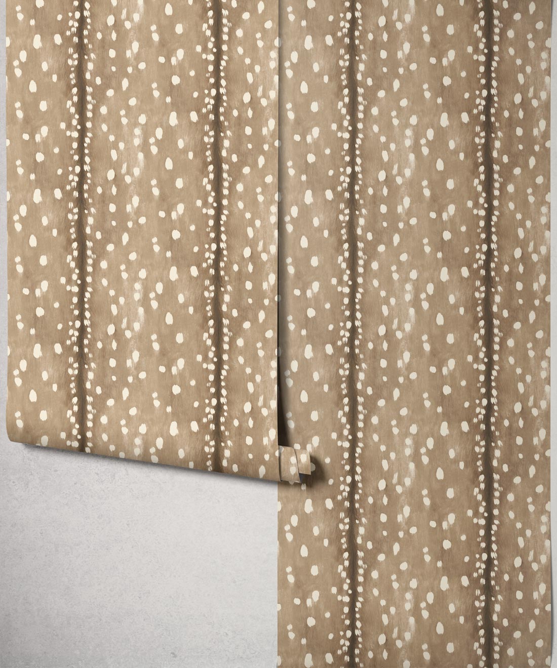 Fawn Spot Wallpaper - Colourway: Mink - Roll