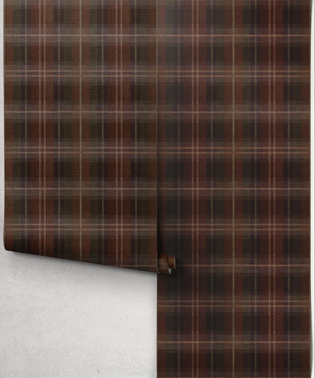 Highland Wallpaper - Colourway: Rust - Roll