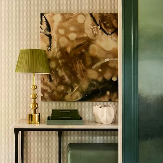 Reed Wallpaper in Colourway: Sage from Petite Prints - Stripes Collection