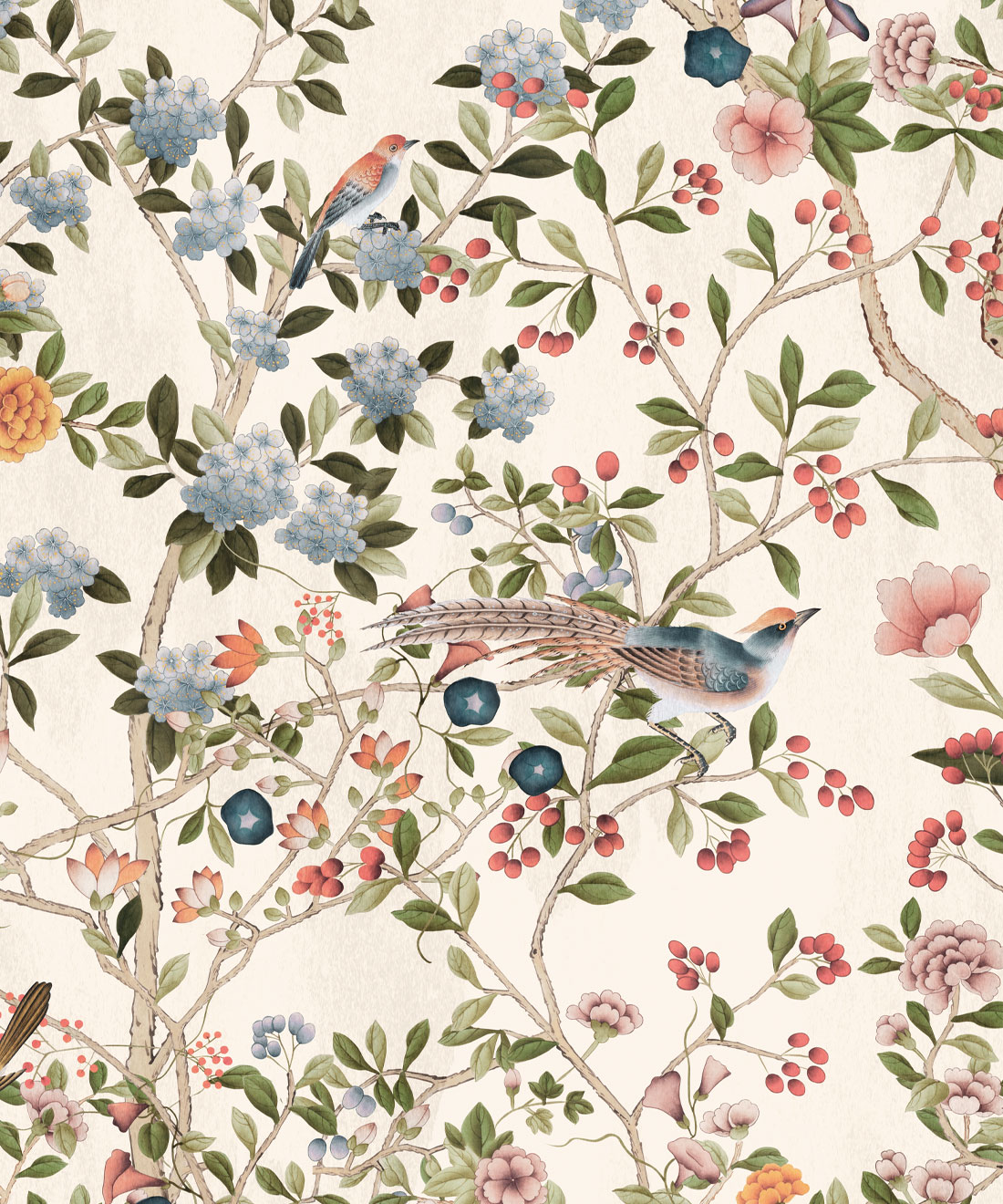 Aviary Garden Wallpaper